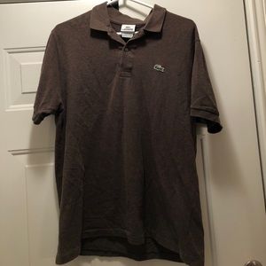 Men’s Mocha Lacoste Polo