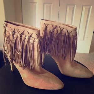 Nine West fringe boots