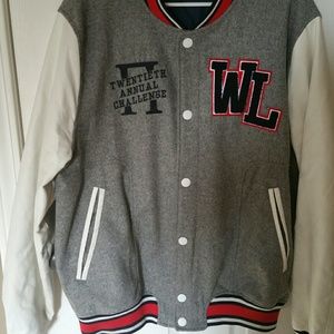 Varsity Letterman Bomber Jacket