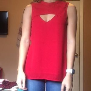 Red VENUS top