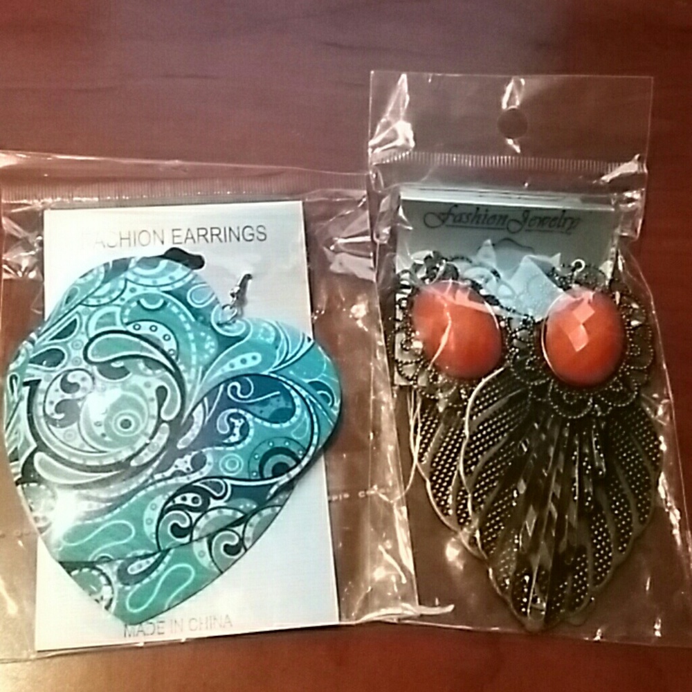 2 Pair Earrings Bundle