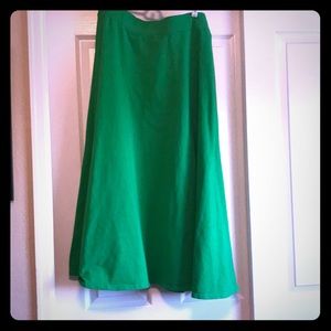 Greens a line skirt