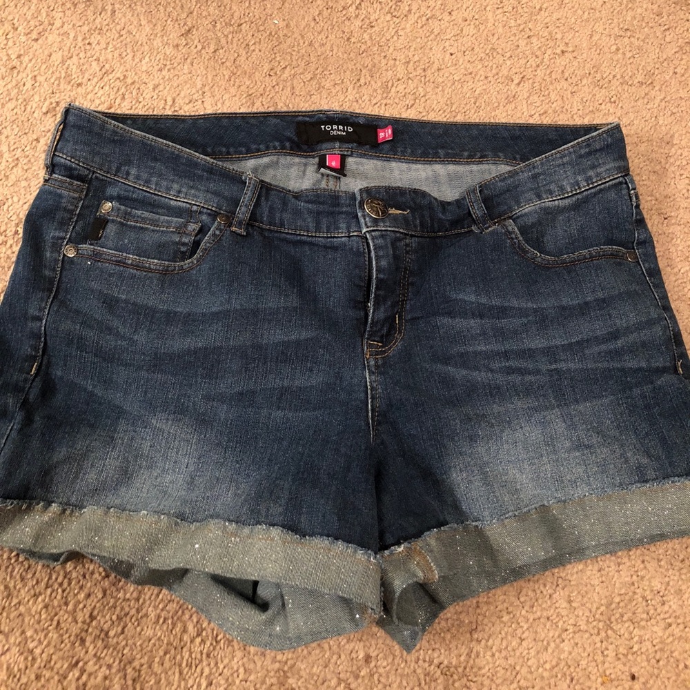 Torrid jean shorts