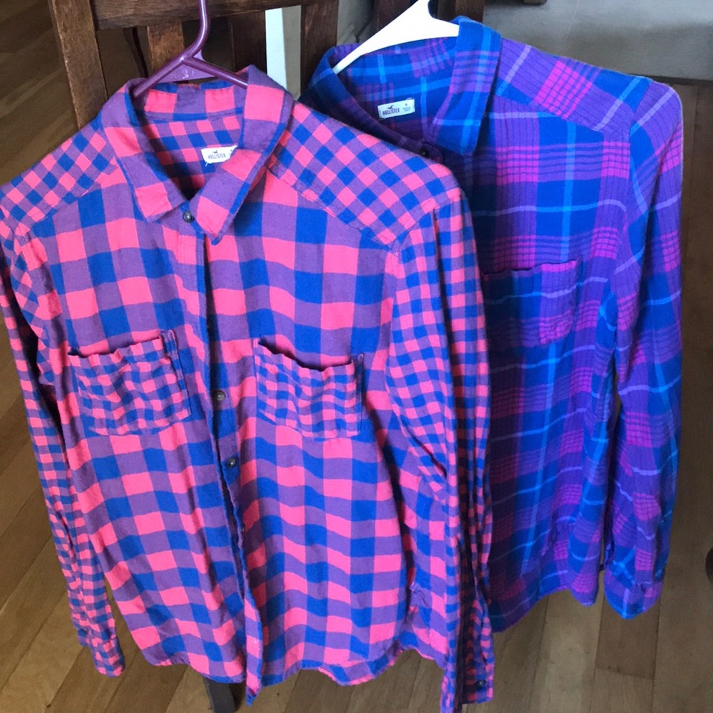 Hollister Flannel Shirts Bundle
