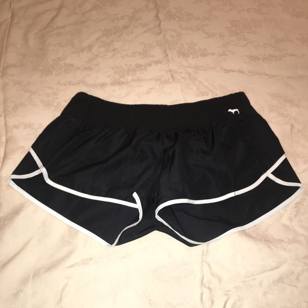 PINK brand black running shorts