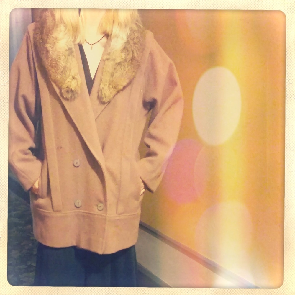 REAL FUR Vintage Coat