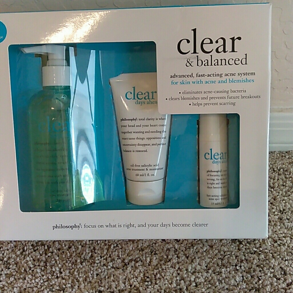 Clear and Balanced skin care