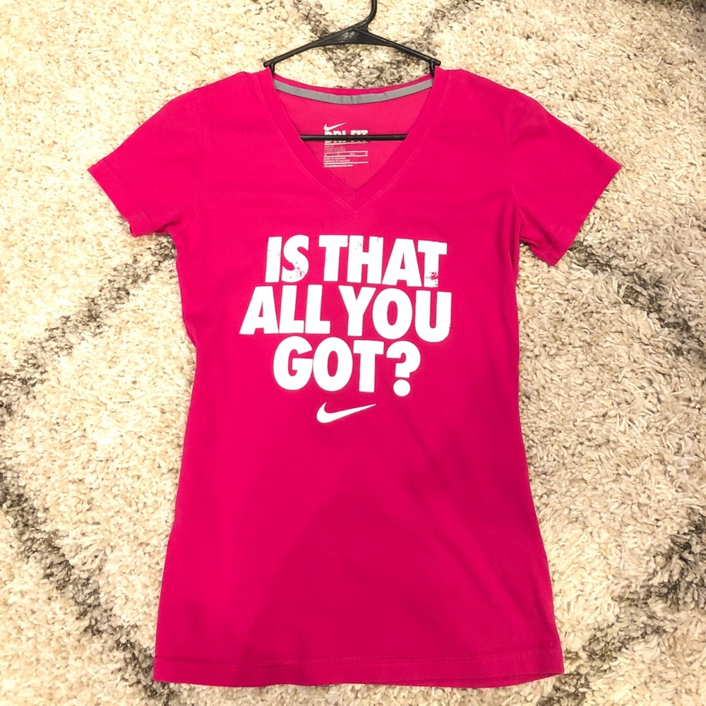Dark Pink Nike Shirt