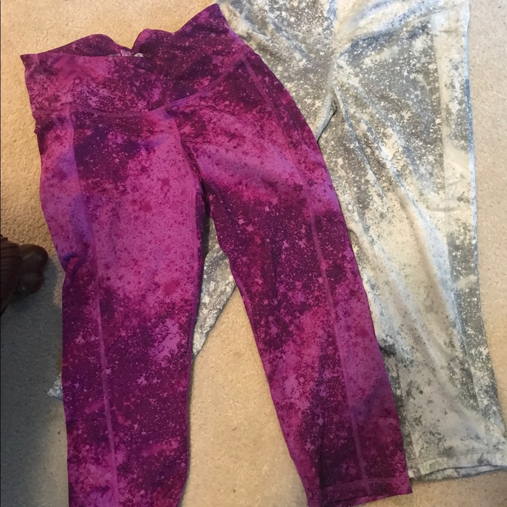 Two pair- work out capris