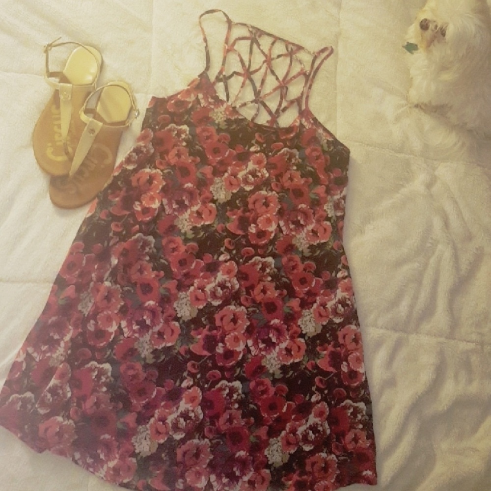 Stappy backed dress