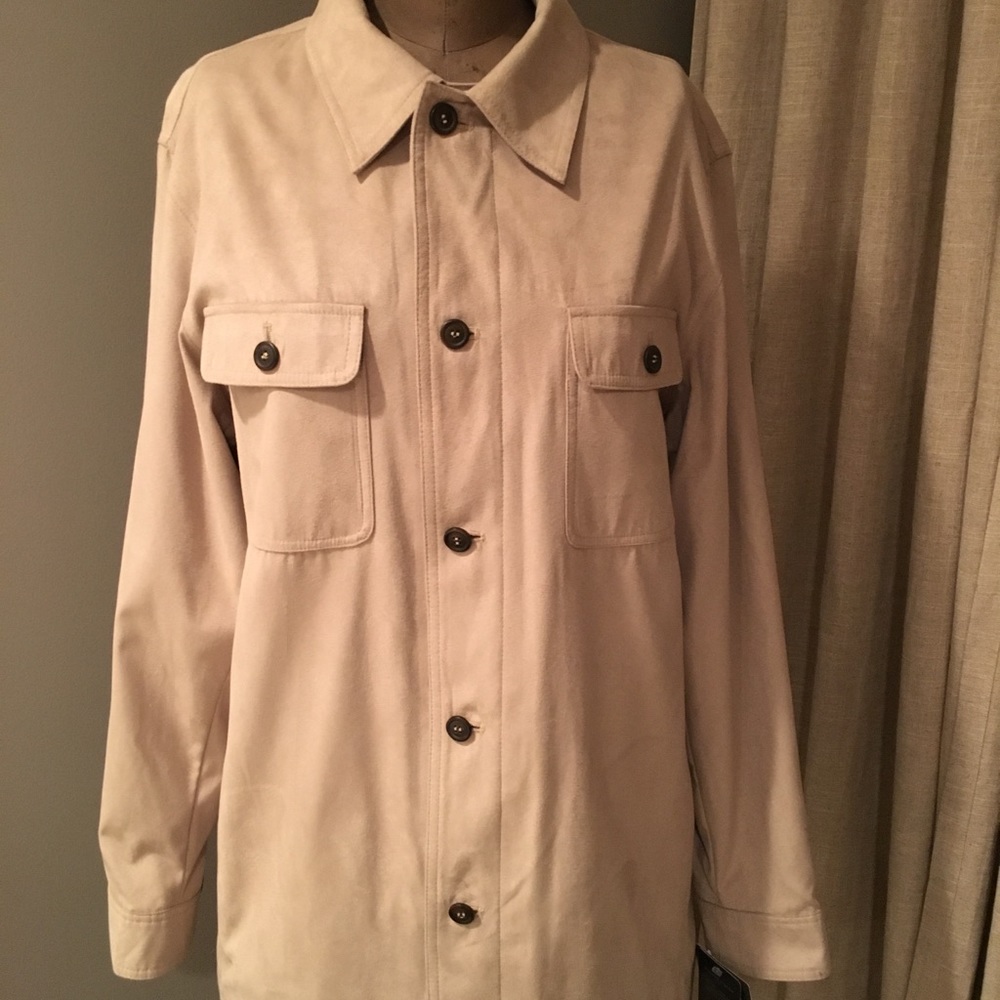 Men’s suede finish jacket
