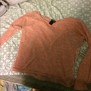 Rue 21 sweater, lace back size small