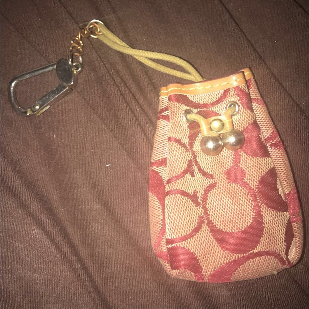 Small Coach coin purse