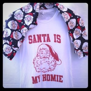 🎅🏼 LulaRoe OS Santa Legging + S Santa Tee 🎅🏼