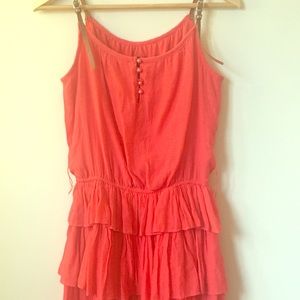Cute red summer dress