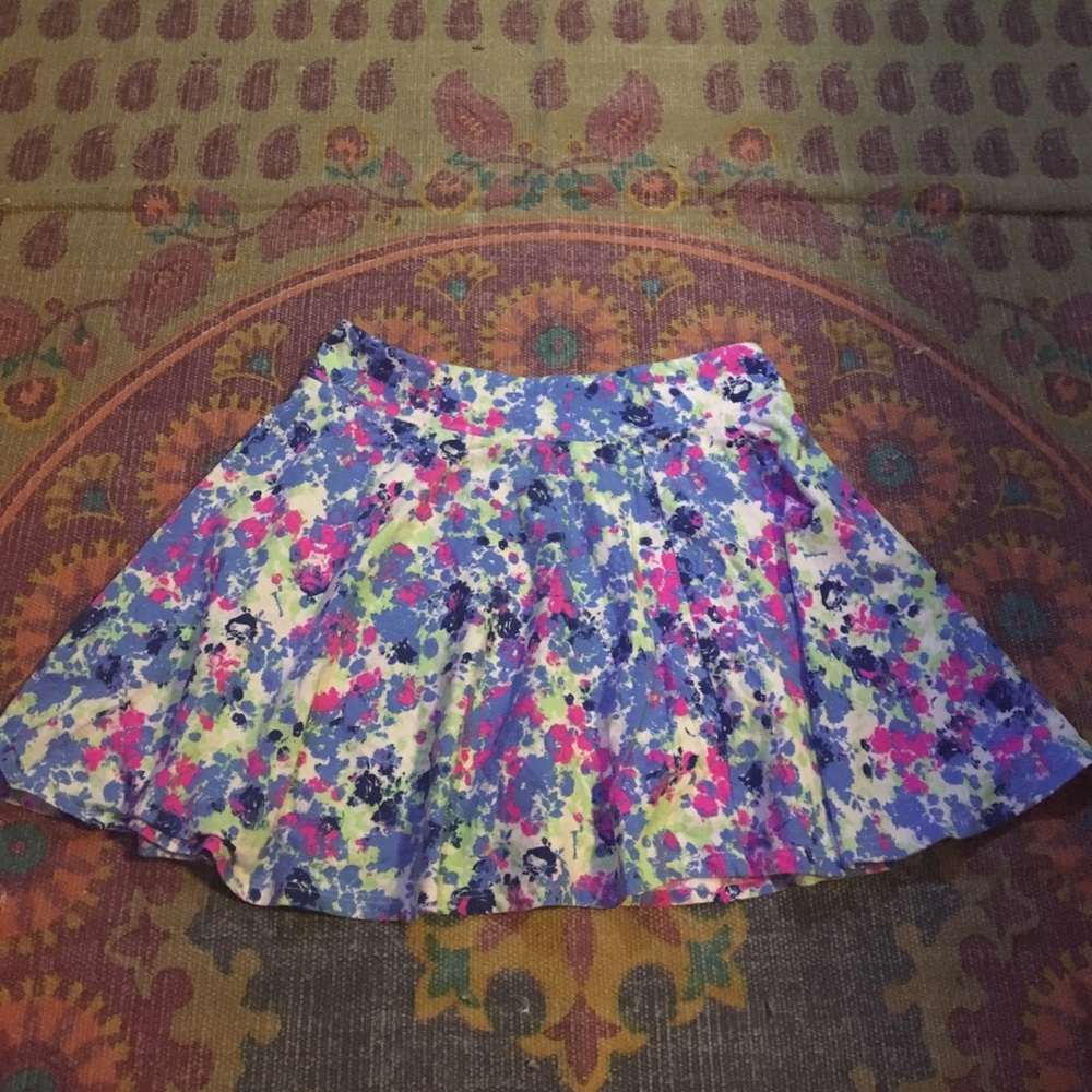 Cute splatter paint skirt