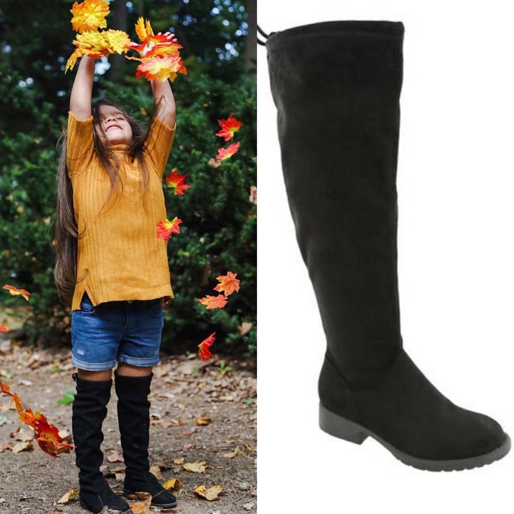 🔥RESTOCK 🔥Black Over the knee boots
