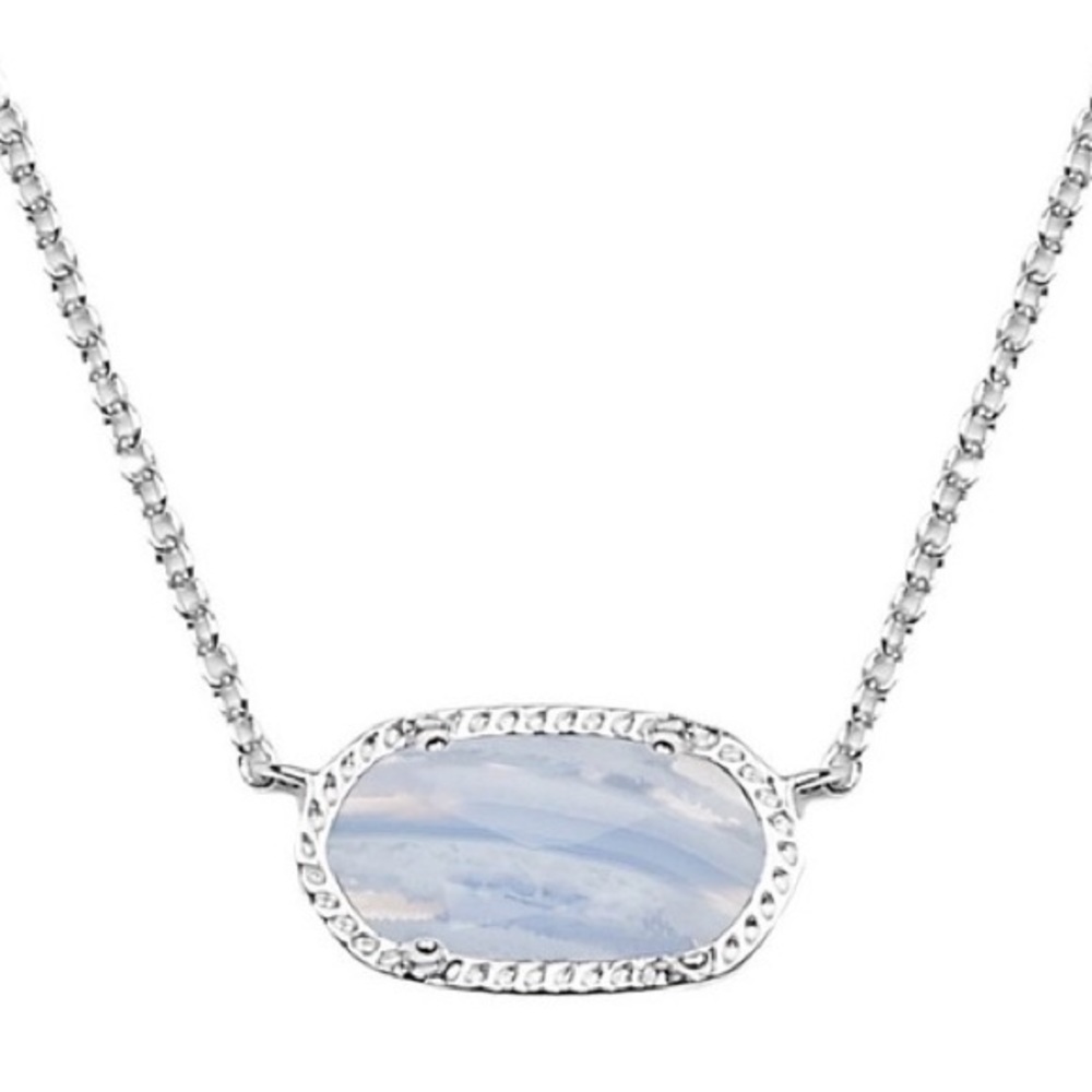 BLUE LACE AGATE ELISA NECKLACE
