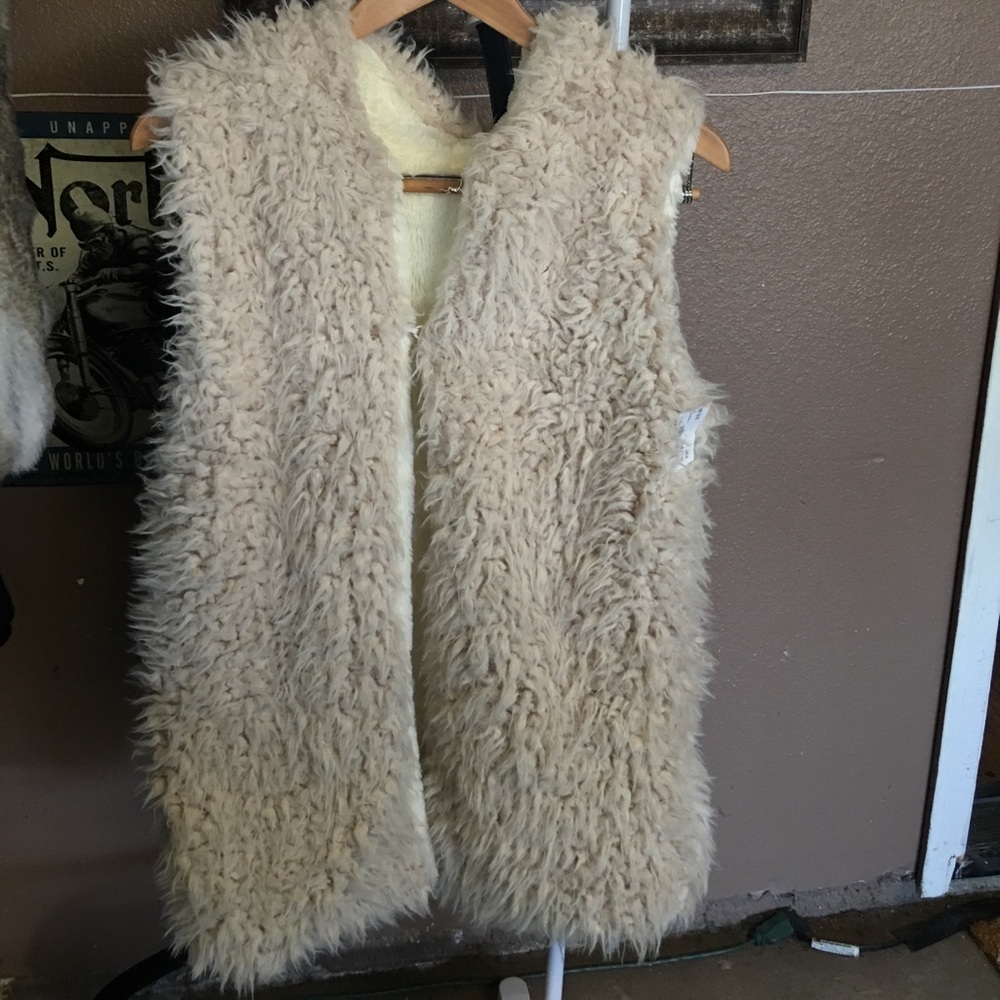 Sherpa fur vest