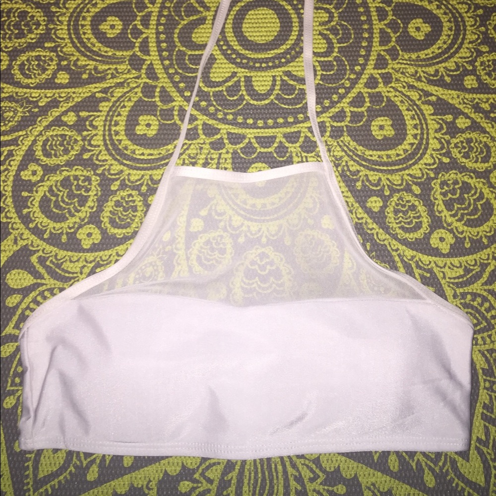 High neck swim suit too