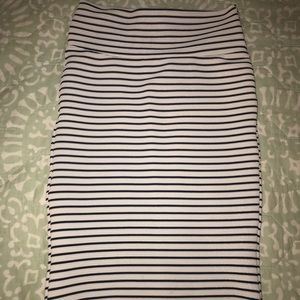 Lularoe striped pencil skirt