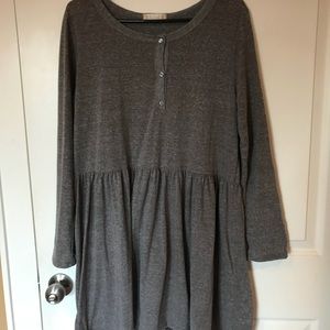 Altar’d State gray t-shirt dress