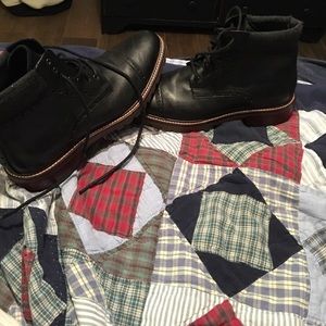 Black Hightop Dress Boots