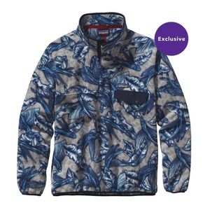 Men’s Patagonia Synchilla Snap-T Blue Fish Design