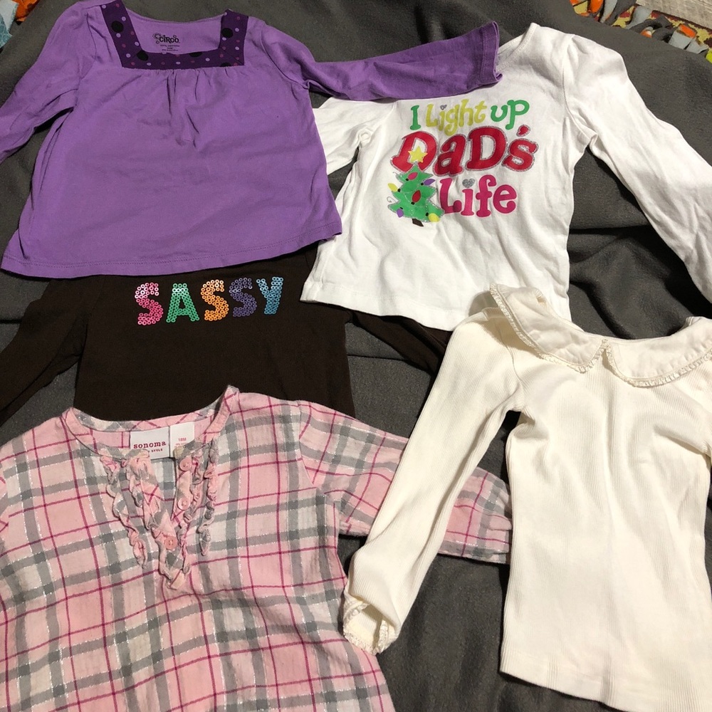 4 toddler shirts