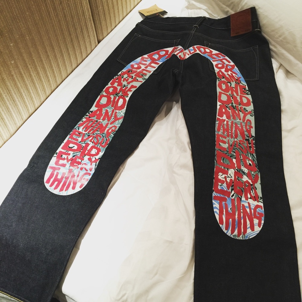 Evisu No.3 Jeans. Waist 32