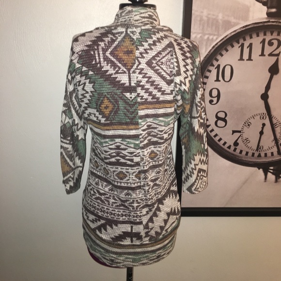 Cocoon Aztec Cardigan - Picture 2 of 3