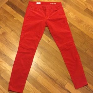 Gap red corduroy pants