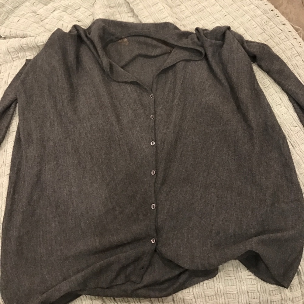 Gray sweater