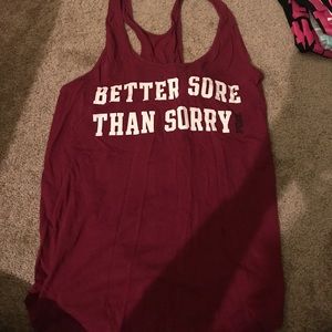 Better Sore Than Sorry tank