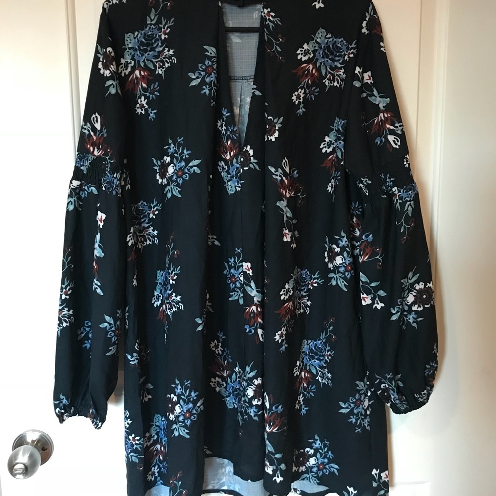 Floral tunic dress