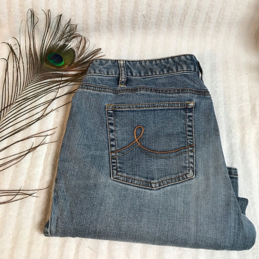 Loft slim boot cut jeans