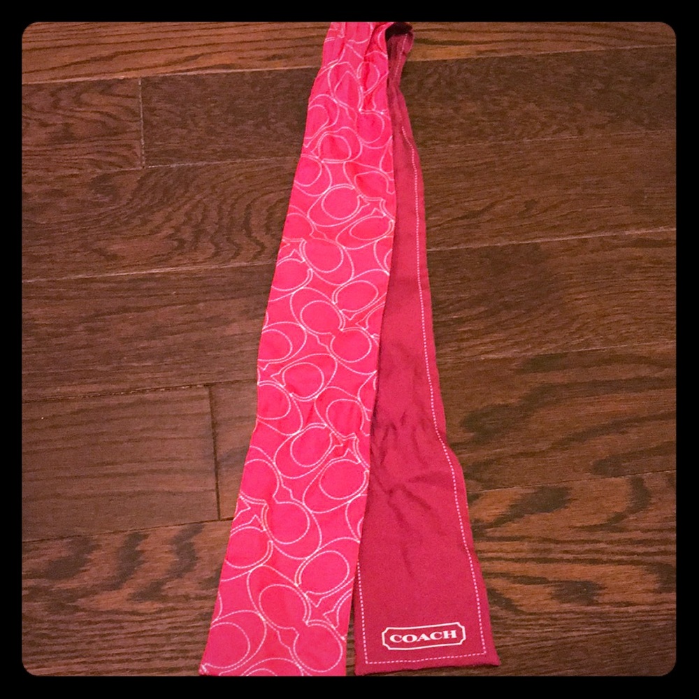 Coach tie scarf