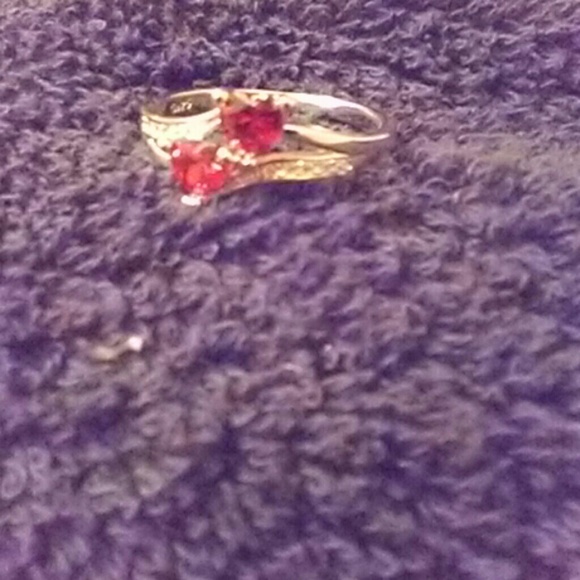 18k White Gold Filled Fancy ring - Picture 2 of 2