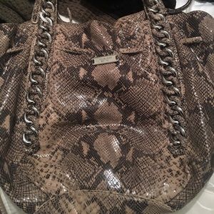 Michael kors snake skin purse