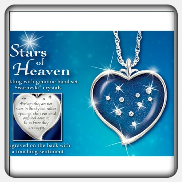 NWOT Stars Of Heaven Heart Pendant - Picture 6 of 7