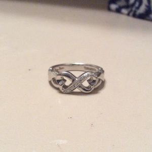 Tiffany infinity heart ring