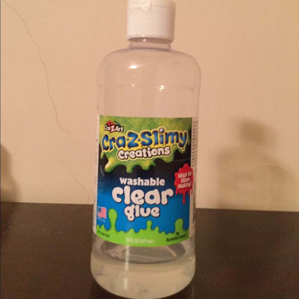 Clear glue for slime