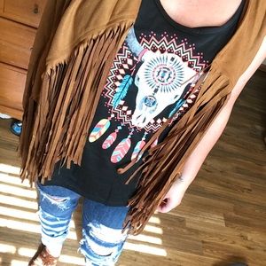 Fringe vest