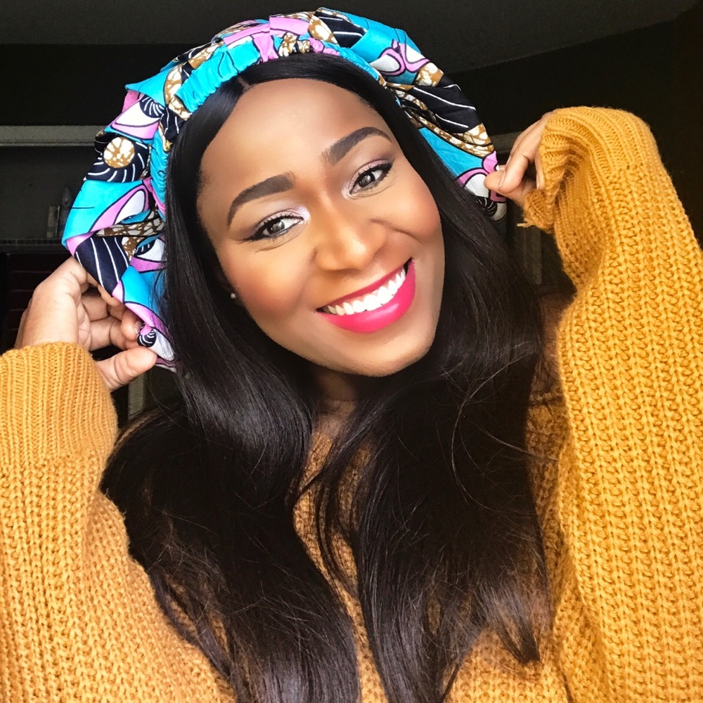 African Print Fashion Hair Bonnets For Women.