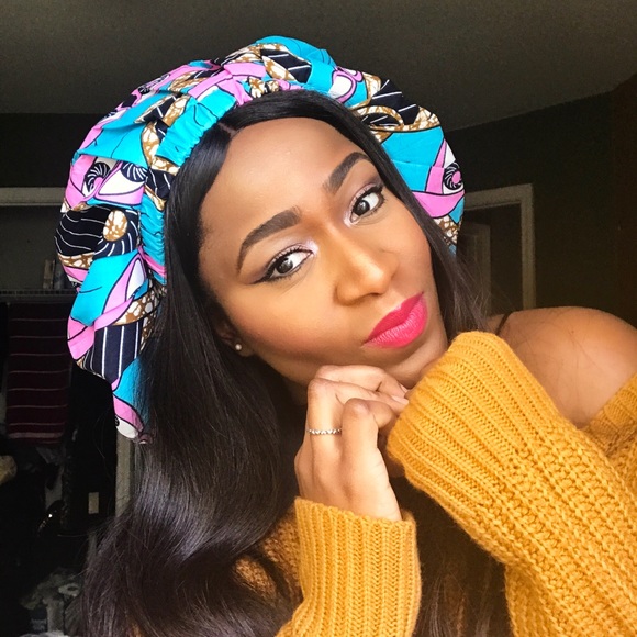 African Print Fashion Hair Bonnets For Women. - Picture 2 of 8