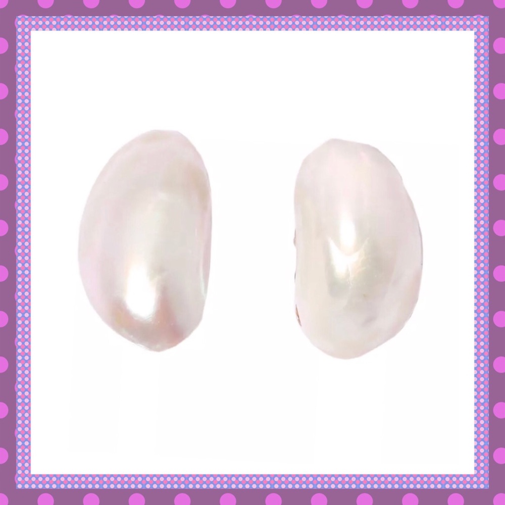🐚Real White Shell Pierced Earrings🐚