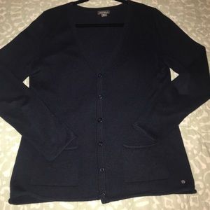 Navy blue Eddie Bauer Cardigan