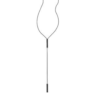 Kendra Scott Shelton Y Necklace Gun Metal