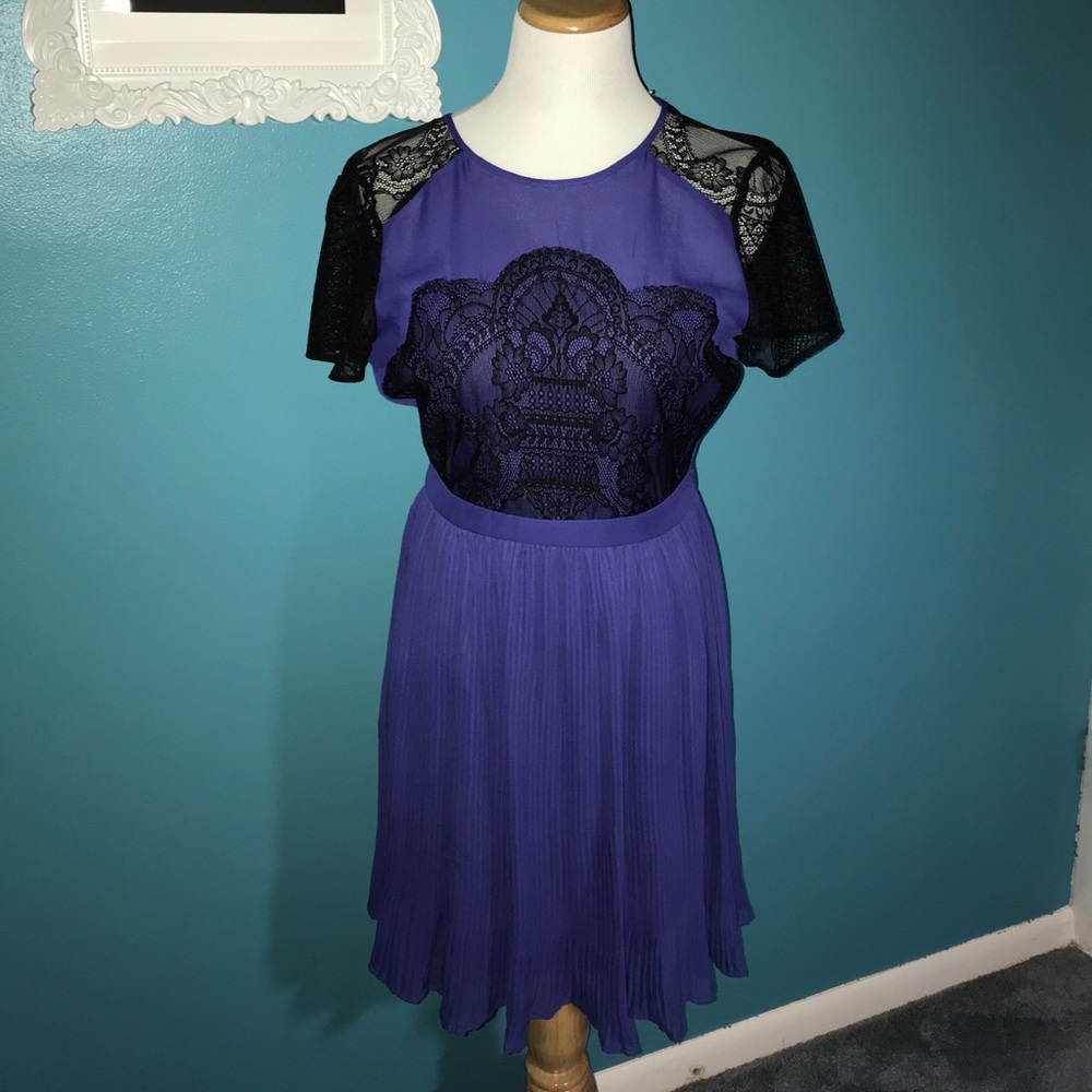 Impulse for Macy’s chiffon and Lace dress.