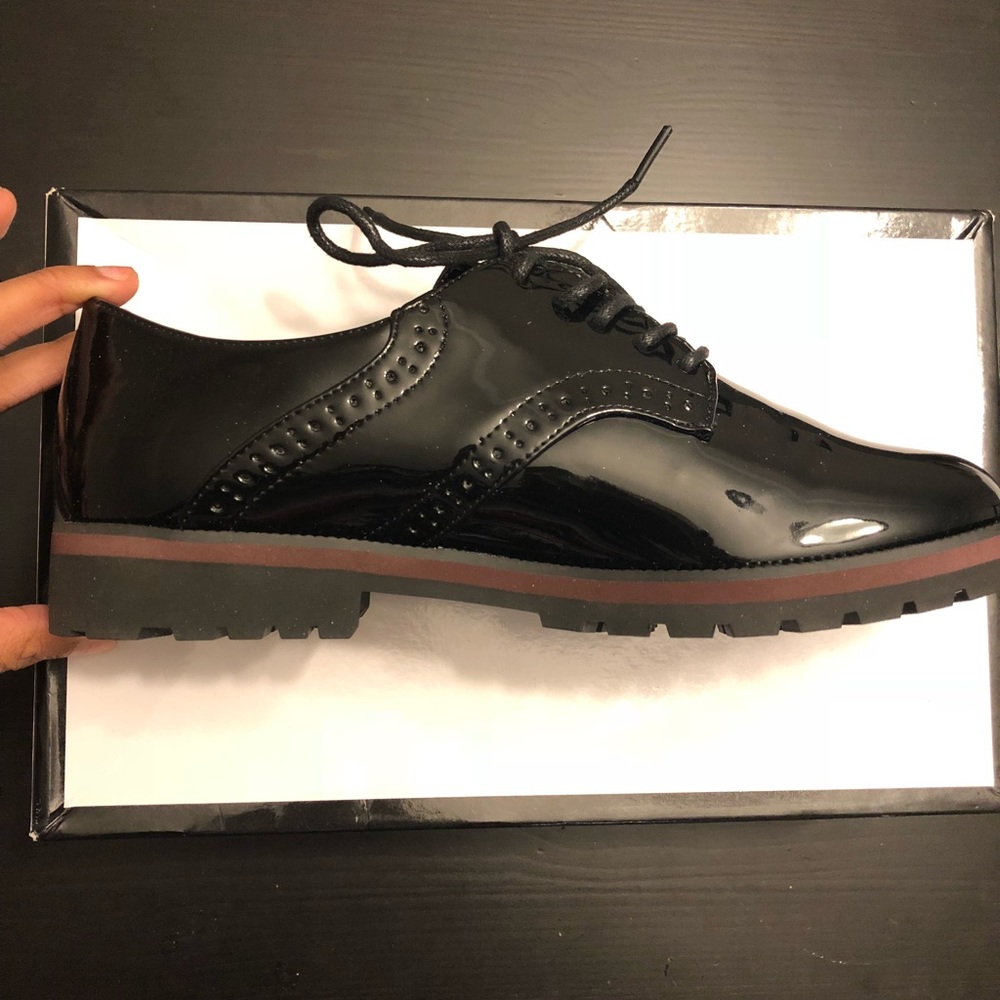 Nine West Patent Leather Oxfords